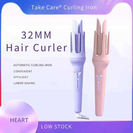 32mm automatic curling iron, anti-scalding, efficient, convenient styling tool.