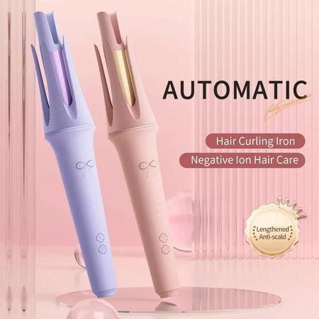 Auto Hair Curler Pretty with negative ion technology and anti-scalding features.