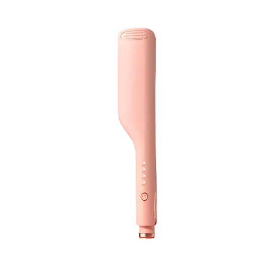 Hair curler for wavy styles with negative ion hair care.