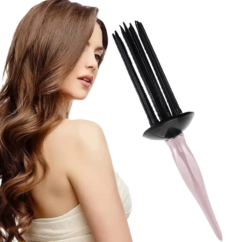 Hair Curling Comb Fluffy for voluminous curls and styling.