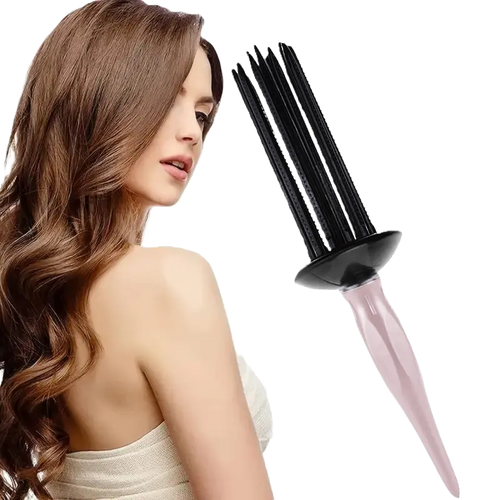 Hair Curling Comb Fluffy for voluminous curls and styling.