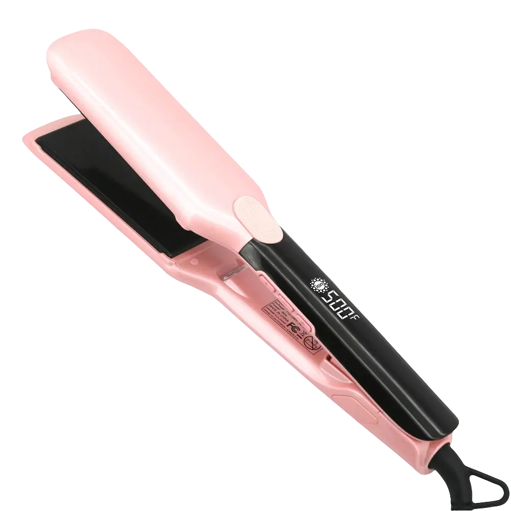 Hair Straightener 500°F Plasma with worldwide voltage compatibility.