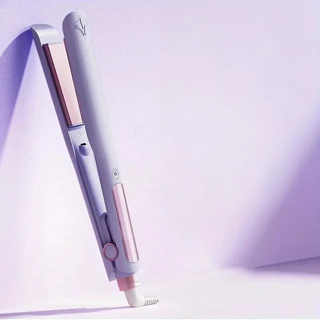 Hair Straightener Flat Iron in sleek design on a light background.