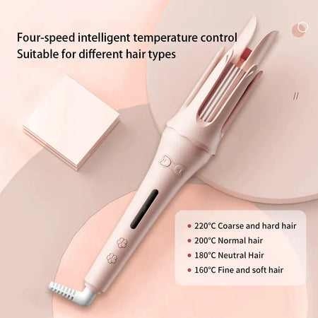 Milan Auto Curler with four-speed temperature control suitable for different hair types.