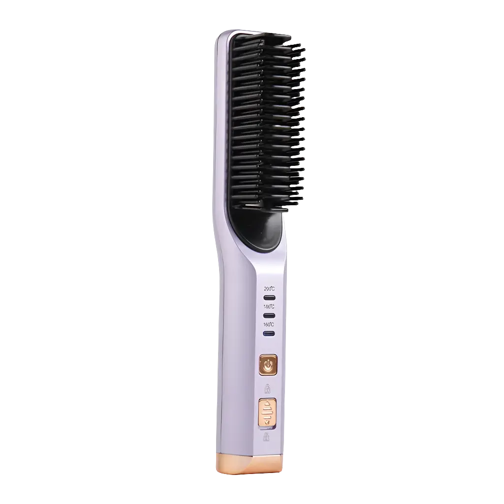 Straight Hair Wireless Hair Straightener Brush